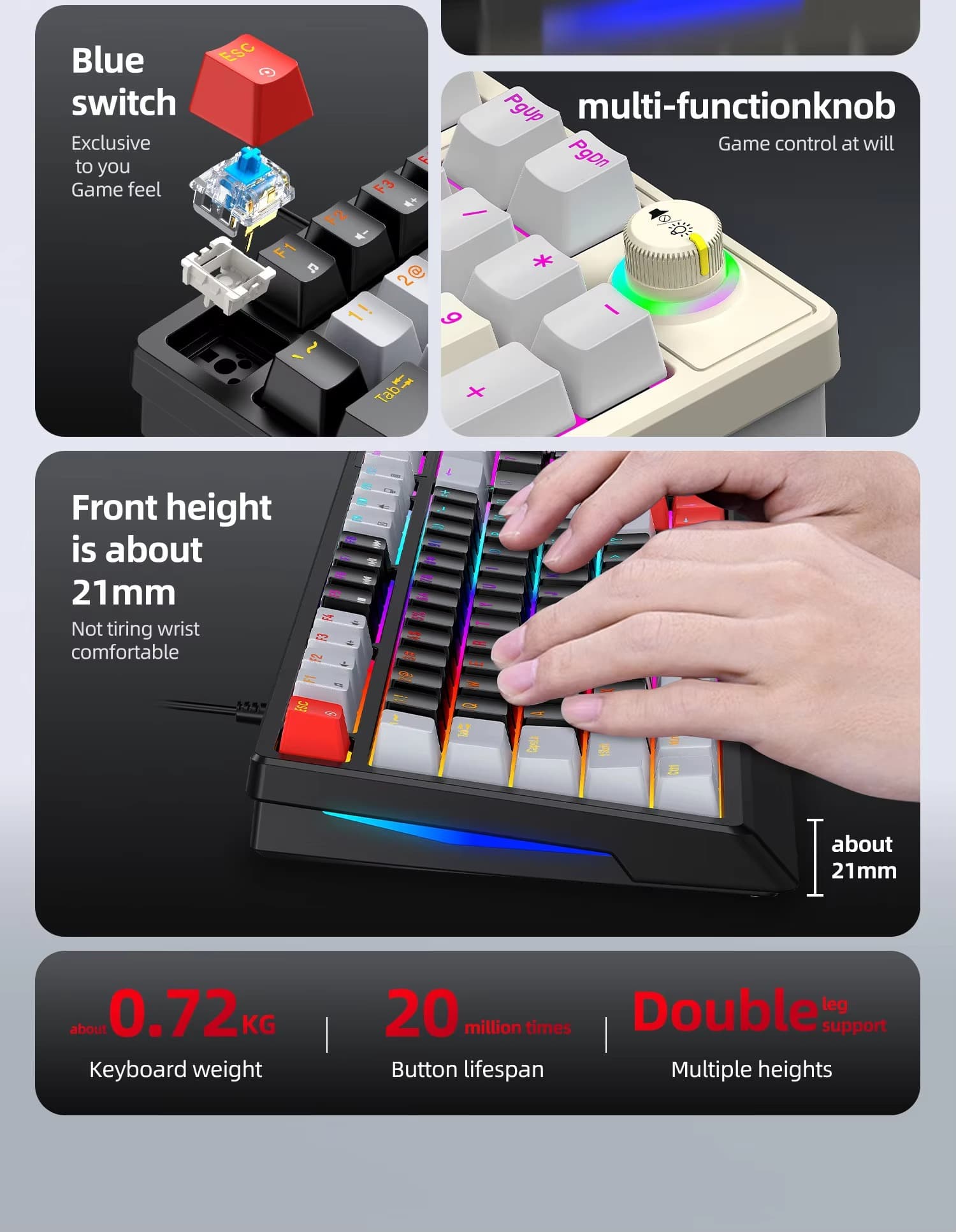 20 Million Keystroke Lifespan