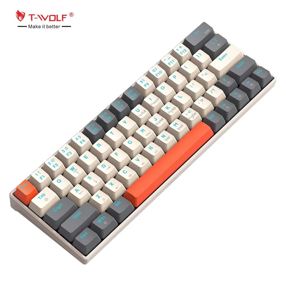 T-WOLF T60 USB Wired Gaming Keyboard